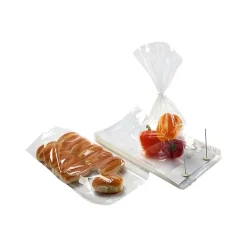 Online Laddawn 9" x 13" Gusseted Poly Bags, 1 Mil, Clear, 1000/Carton (13315)