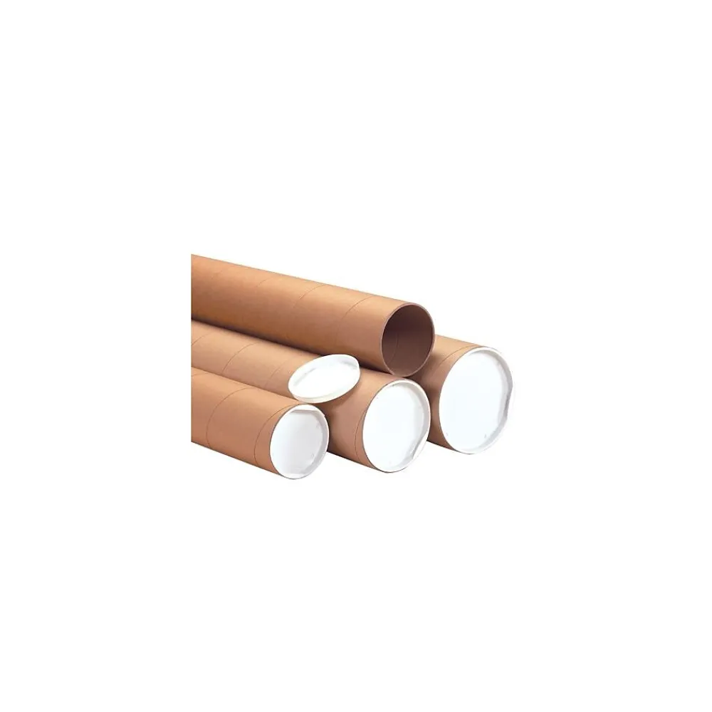 Sale Unbranded 5" x 24" Kraft Jumbo Mailing Tube, 15/Carton (HD5024K)
