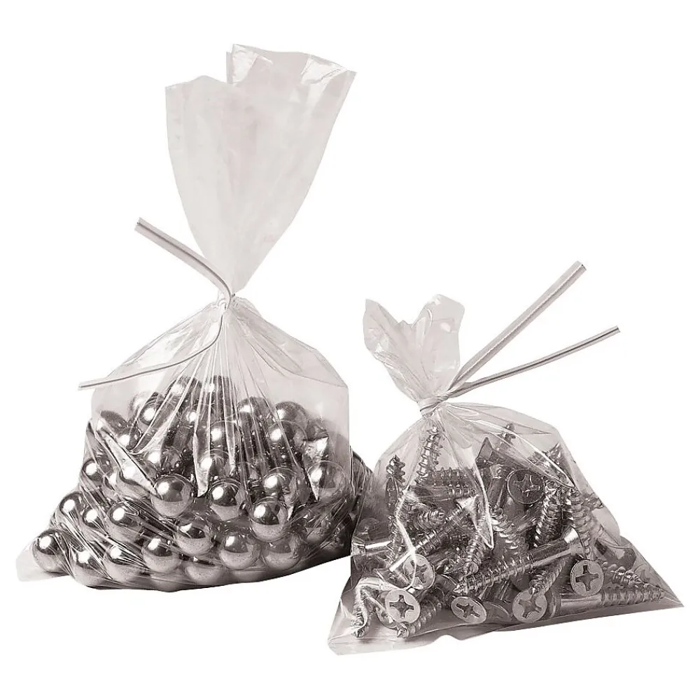 Sale SI Products 4" x 8" Layflat Poly Bags, 4 Mil, Clear, 1000/Box (1065)