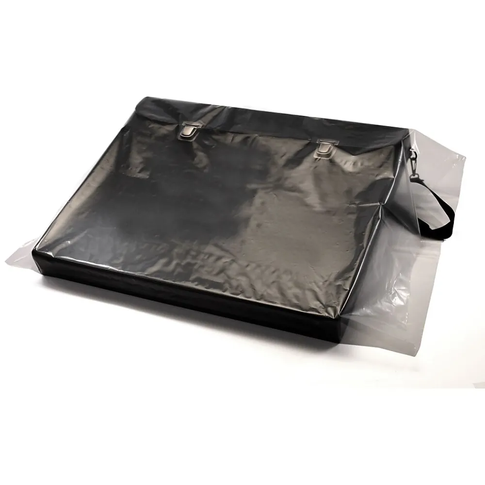 Clearance SI Products 26" x 26" Layflat Poly Bags, 3 Mil, Clear, 250/Carton (953)