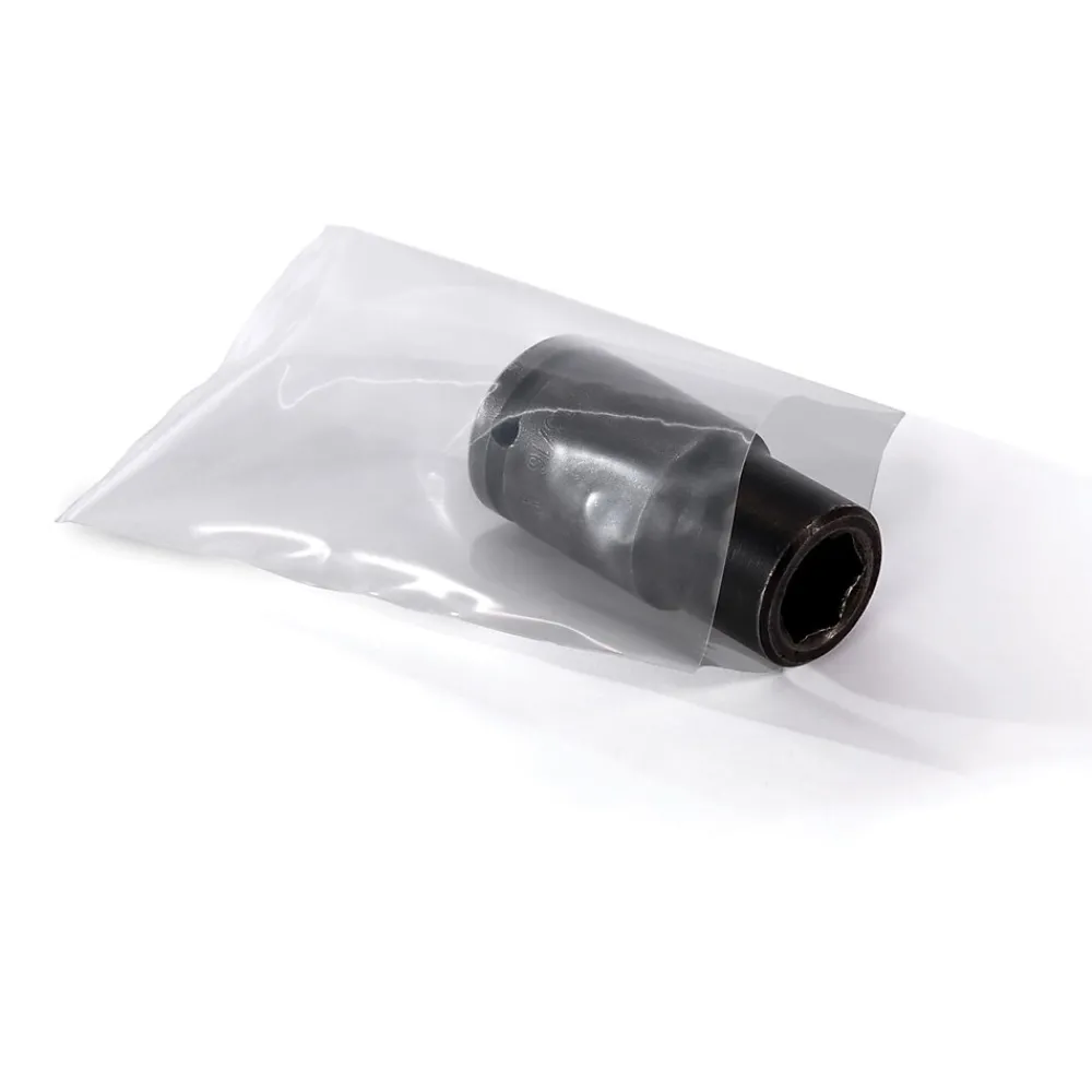 SI Products 3" x 12" Layflat Poly Bags, 4 Mil, Clear, 1000/Carton (1047)