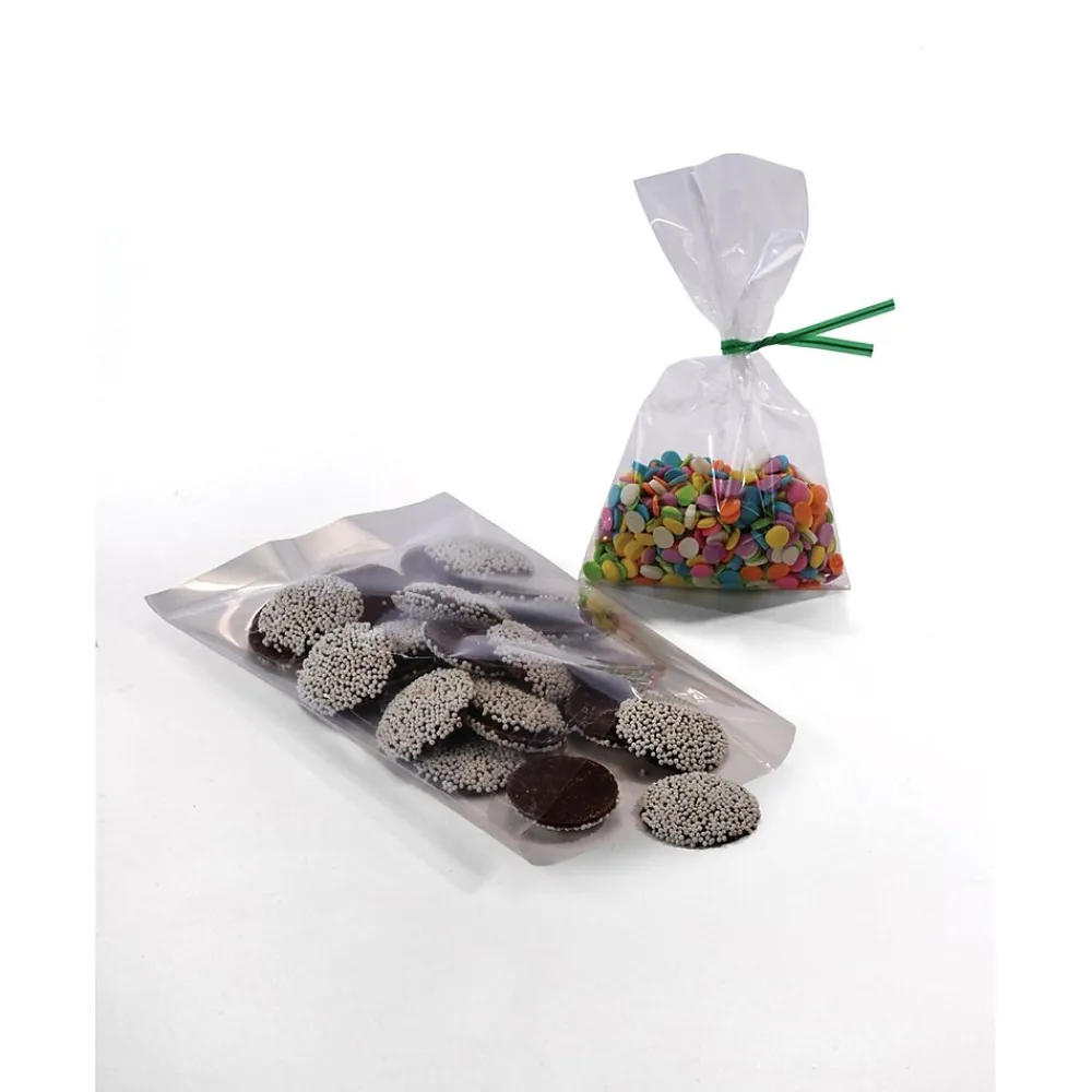 Sale SI Products 4" x 6" Layflat Poly Bags, 1.5 Mil, Clear, 1000/Carton (13010)