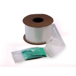 Discount SI Products 5" x 7" Layflat Poly Bags, Bags on a Roll, 2 Mil, Clear, 1750/Roll (2665)