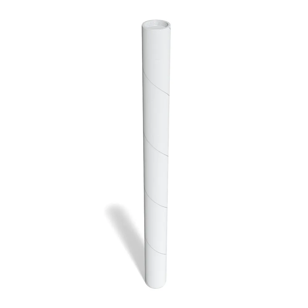 Hot Staples 2" x 24" Mailing Tube, White, 12/Carton (ST55308)