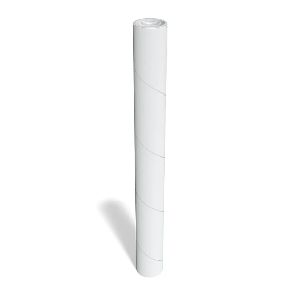 New Staples 1.5" x 15" Mailing Tube, White, 12/Carton (ST55303)