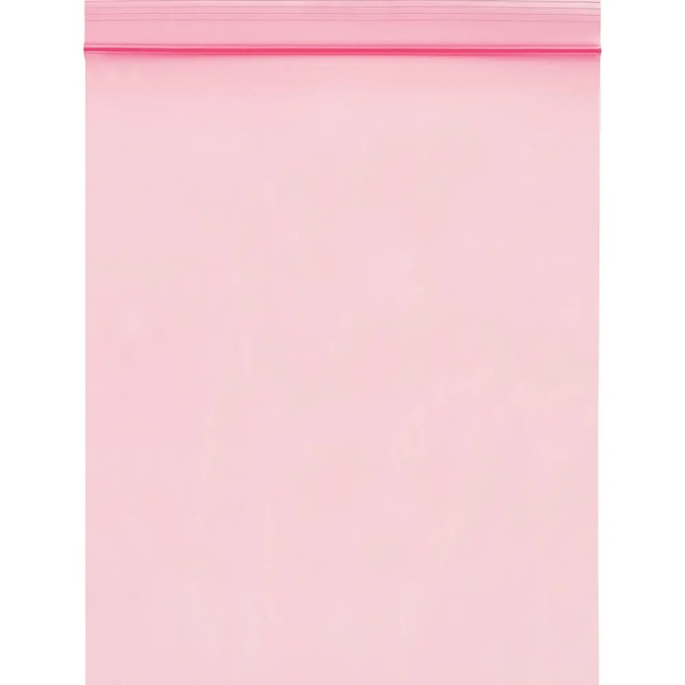 Outlet Partners Brand 2" x 3" Reclosable Poly Bags, 2 Mil, Pink, 1000/Carton (PBAS700)