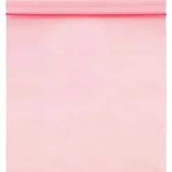 Clearance Partners Brand 15" x 18" Reclosable Poly Bags, 4 Mil, Pink, 500/Carton (PBAS2195)