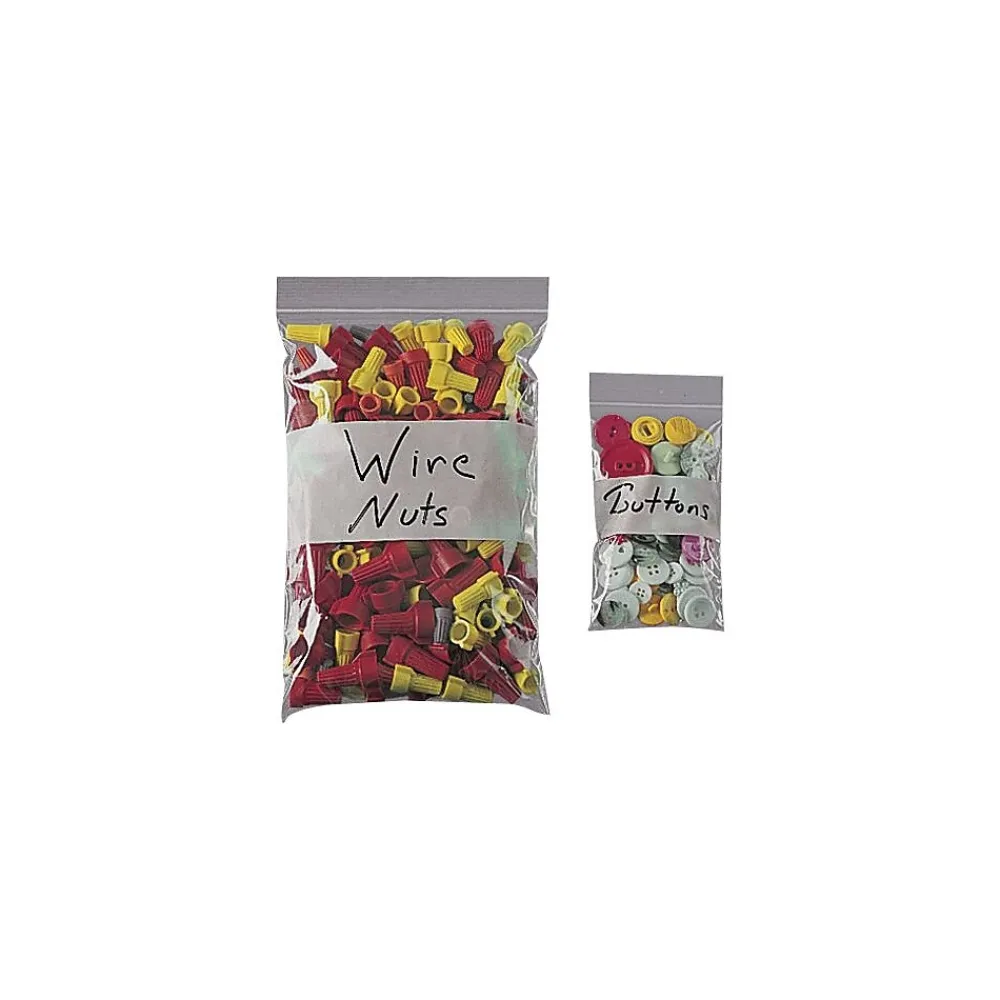 The Packaging Wholesalers 9" x 6" Reclosable Poly Bags, 2 Mil, Clear, 1000/Pack (PB3970)