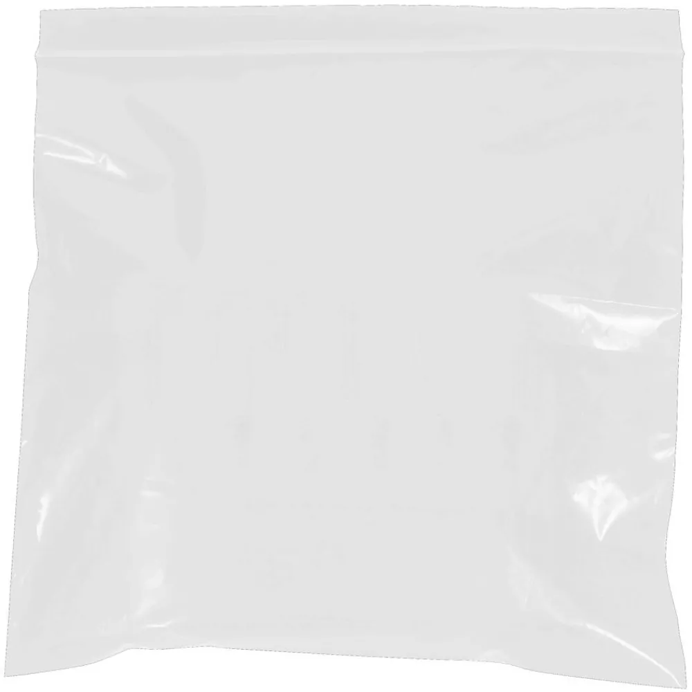 New SI Products 5" x 8" Reclosable Poly Bags, 2 Mil, White, 1000/Carton (PB3585)