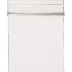 SI Products 4" x 4" Reclosable Poly Bags, 4 Mil, Clear, 1000/Carton (3705A)