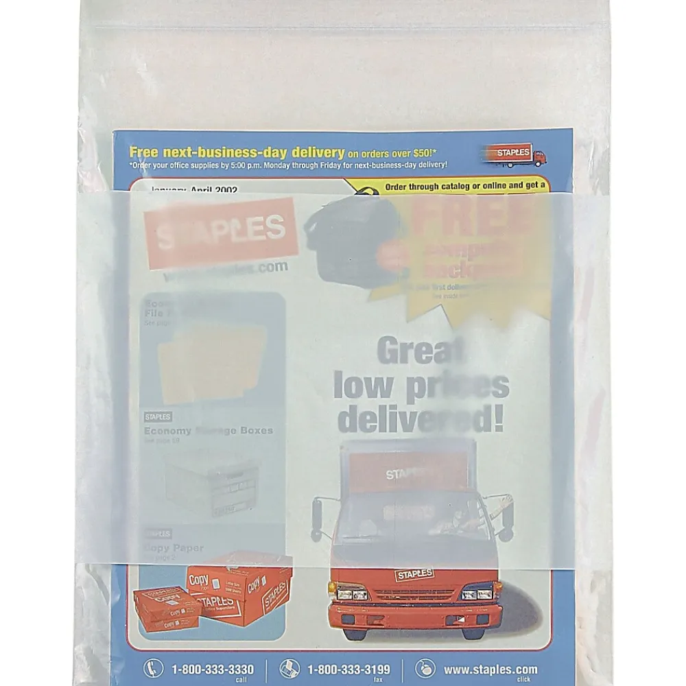 Discount SI Products 9" x 12" Reclosable Poly Bags, 2 Mil, Clear, 1000/Pack (3975A)