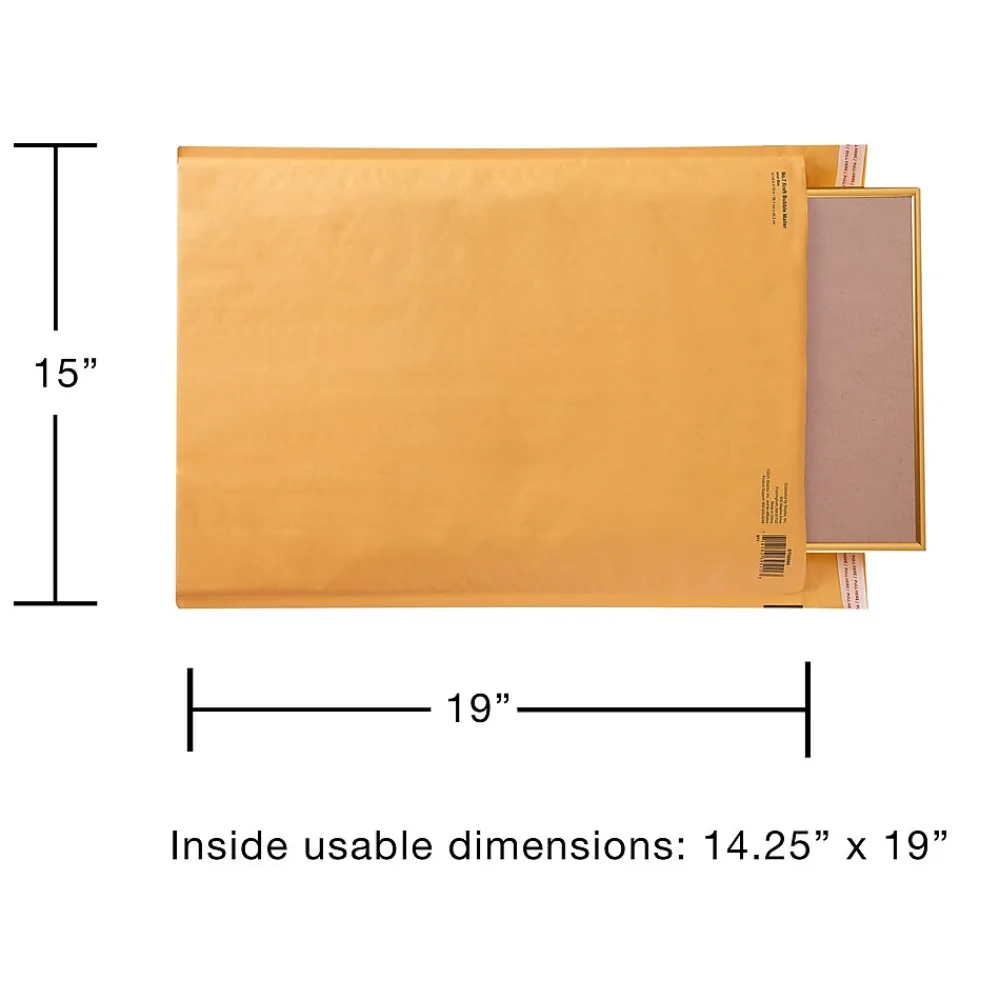 Outlet Staples 15" x 19" Self-Sealing Bubble Mailer (56565)