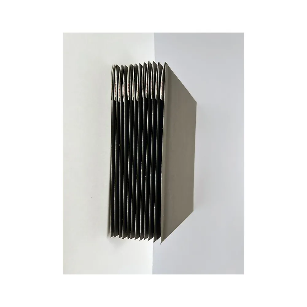 Best Happy Mail 6" x 9" Self-Sealing Bubble Mailer, Black, Dozen (245153)