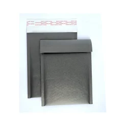Online Happy Mail 6" x 9" Self-Sealing Bubble Mailer, Black (245159)