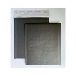 Happy Mail 8.5" x 11" Self-Sealing Bubble Mailer, Black (245162)