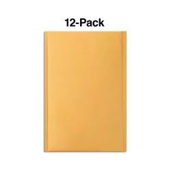 Best Staples 9.25" x 11" Self-Sealing Bubble Mailer, #2, 12/Pack (51580-CC)