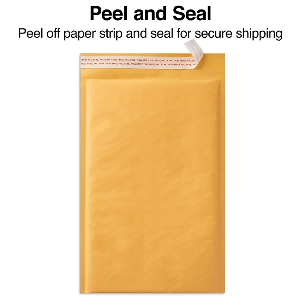 Best Staples 9.25" x 11" Self-Sealing Bubble Mailer, #2, 12/Pack (51580-CC)
