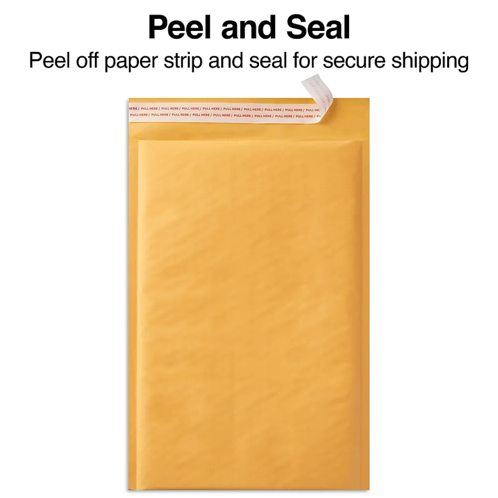 Clearance Staples 11.25" x 15" Self-Sealing Bubble Mailer, #5, 25/Carton (ST56649B)