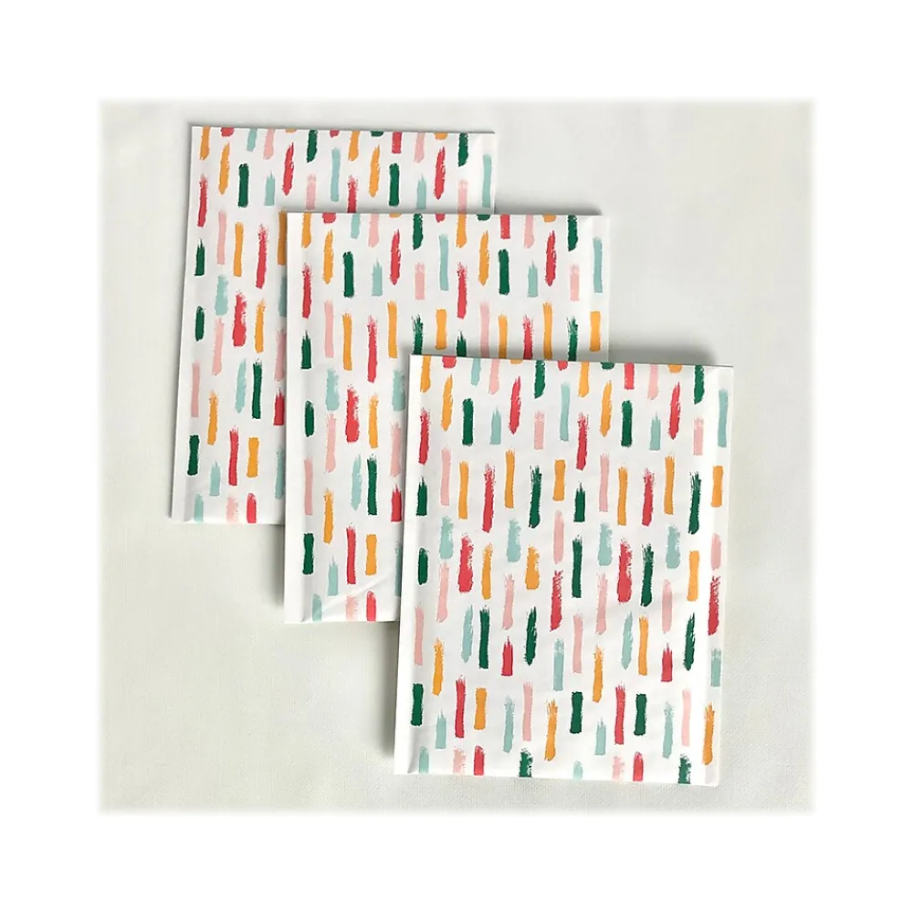 Outlet Happy Mail 6" x 9" Self-Sealing Padded Bubble Mailer, Multicolor, 3/Pack (246454)