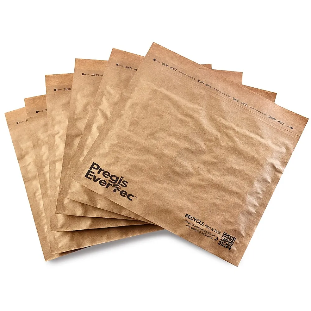 New Pregis 9" x 12" Self-Sealing Padded EverTec Mailer, #2, 25/Carton (4088331)