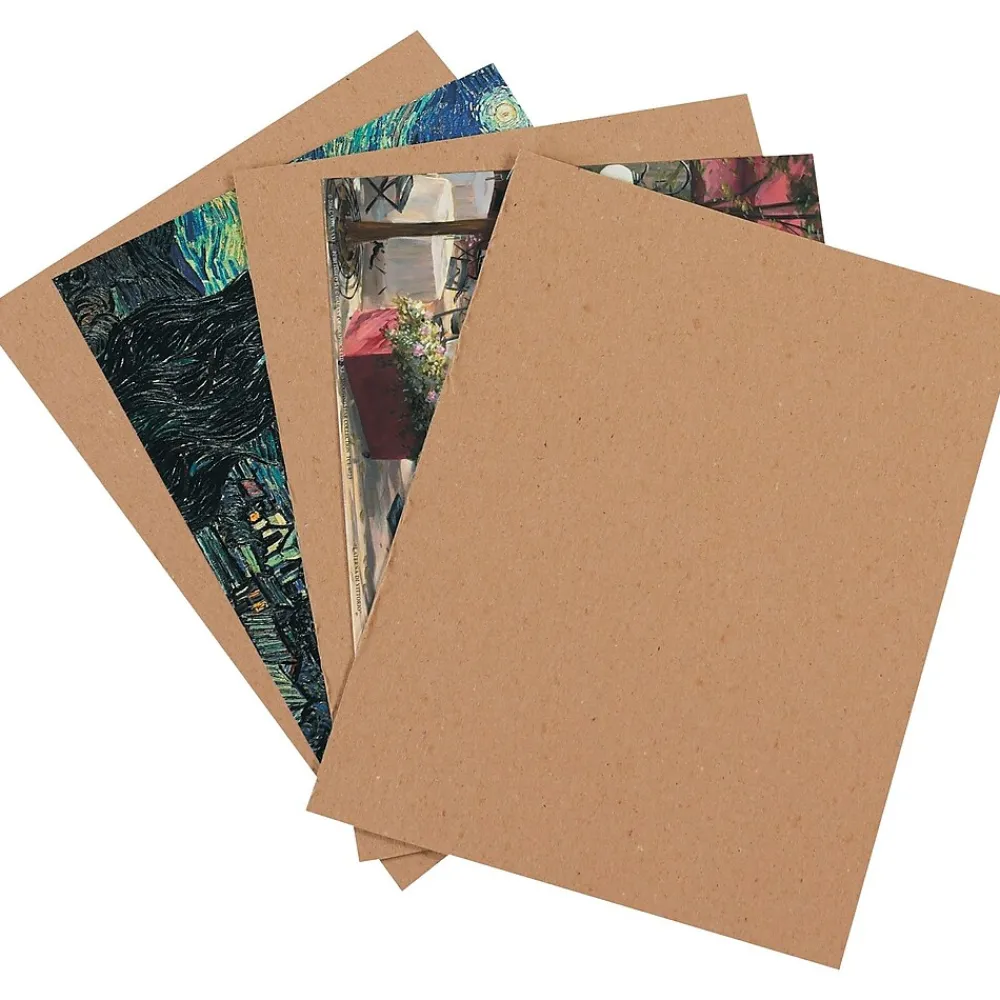 Outlet SI Products 5" x 7" Staples Chipboard Pad, 1125/Case (CP57)