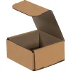 Hot Partners Brand 4" x 4" x 1" Corrugated Mailers, 50/Bundle (M441K)