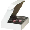 Online Staples 12" x 9" x 4" Deluxe Literature Mailer, White, 5/Pack (55884)