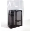 Best SI Products 8" x 4" x 15" Gusseted Poly Bags, 3 Mil, Clear, 1000/Carton (1705)
