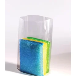 Outlet SI Products 4" x 2" x 8" Gusseted Poly Bags, 1 Mil, Clear, 1000/Carton (1345)