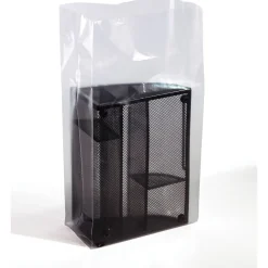 Sale SI Products 10" x 4" x 20" Gusseted Poly Bags, 3 Mil, Clear, 500/Carton (1715)