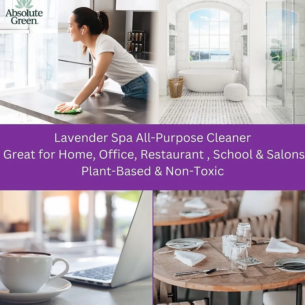 Natural Multipurpose Cleaner, Lavender Spa, 2/Pack (LAVAll-2PK)<Absolute Green Outlet