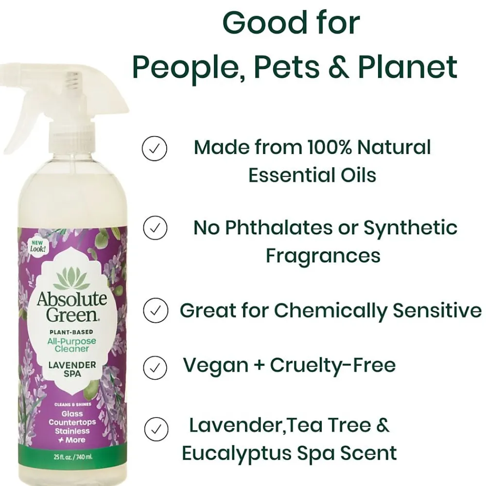 Natural Multipurpose Cleaner, Lavender Spa, 2/Pack (LAVAll-2PK)<Absolute Green Outlet