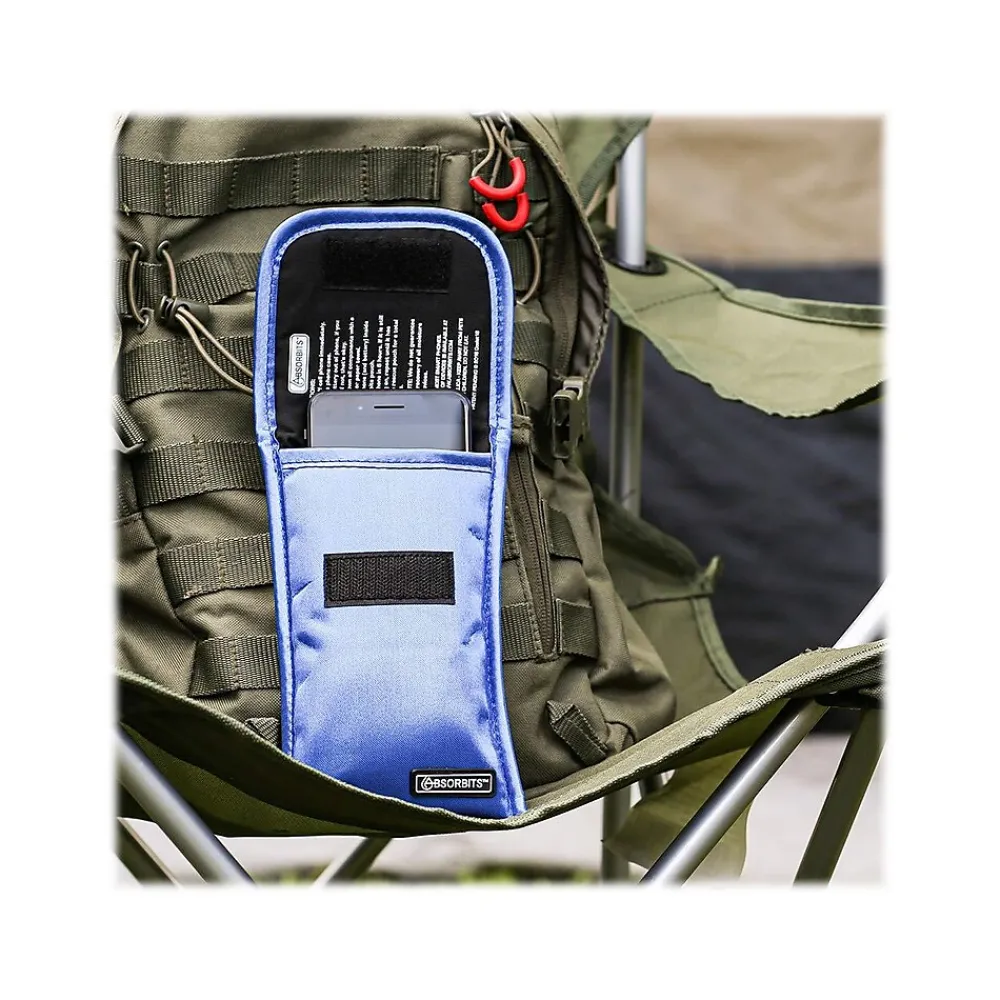 Absorbits Wet Phone Blue Rescue Pouch for Most Smartphones (AP100BU)