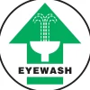 Accuform Slip-Gard EYEWASH Round Floor Sign, Black/Green/White, 8"Dia. (MFS1808)