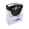 Stamps & Stamp Pads|Accu-Stamp 2 Pre-Inked Stamp, VOID, Blue and Red Inks (035539)