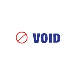 Stamps & Stamp Pads|Accu-Stamp 2 Pre-Inked Stamp, VOID, Blue and Red Inks (035539)