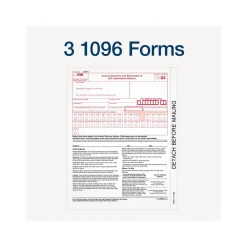 Tax Forms*Adams 2024 1099-MISC Tax Form with e-files and Access to Tax Forms Helper, 4-Part, 2-Up, Copy A, 1, B, 2, 24/Pack