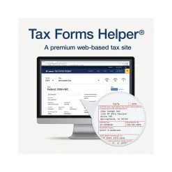 Tax Forms*Adams 2024 1099-NEC Tax Form with Self-Seal Envelope, 4-Part, 3-Up, Copy A, 1, B, 2, 12/Pack (STAX512NEC-24)