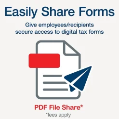 Tax Forms*Adams 2024 W-2 Tax Form with Self-Seal Envelopes and Access to Tax Forms Helper, 6-Part, 2-Up, Copy A, 1, B, C, 2, D, 12/Pack