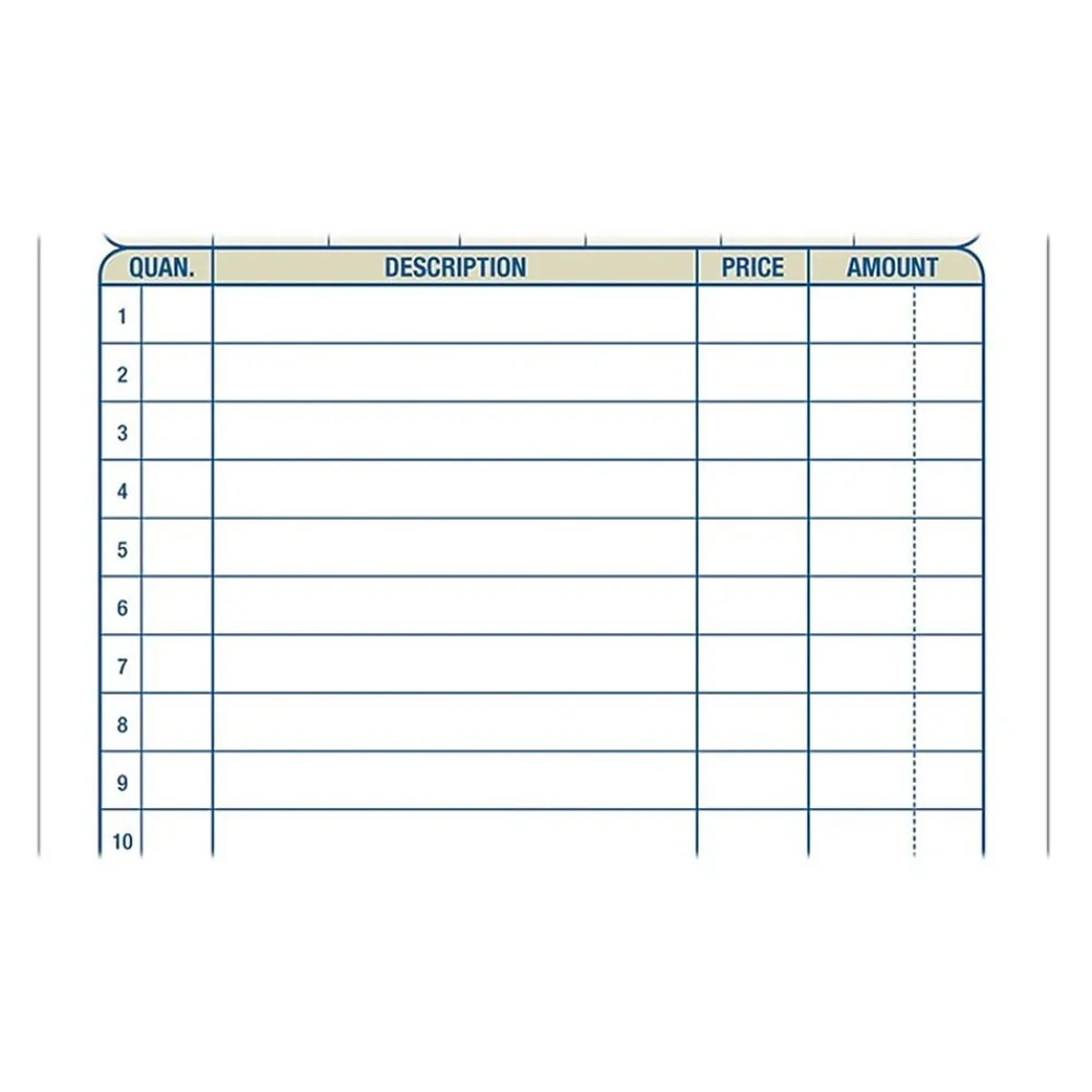 Business Forms*Adams 3-Part Carbonless Sales Orders, 7.19"L x 4.19"W, 50 Sets/Book (TC4705)