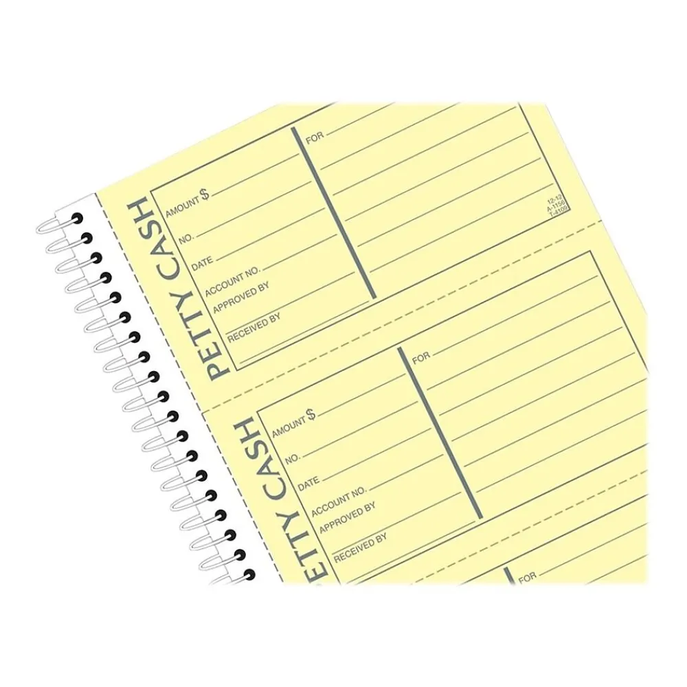Accounting & Record Journals*Adams 2-Part Petty Cash Carbonless Receipts Book, 2.75" x 5", 200 Forms/Book (ABF SC1156)