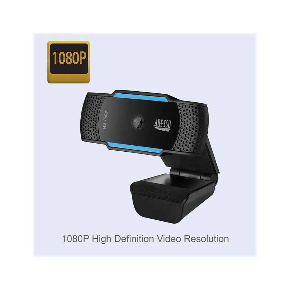 Hot Adesso CyberTrack H5 2.1 Megapixels Universal Webcam (CYBERTRACKH5)