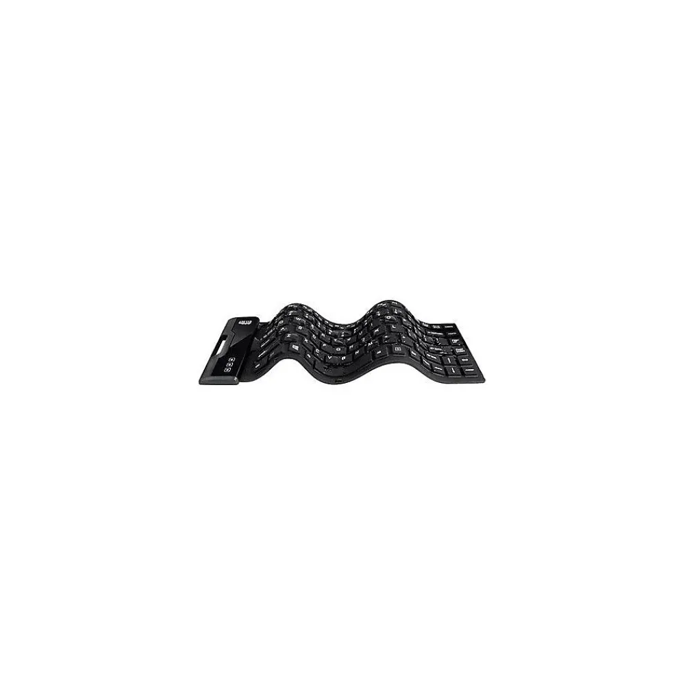 Best Adesso ® Wired Waterproof Flex Keyboard, Black