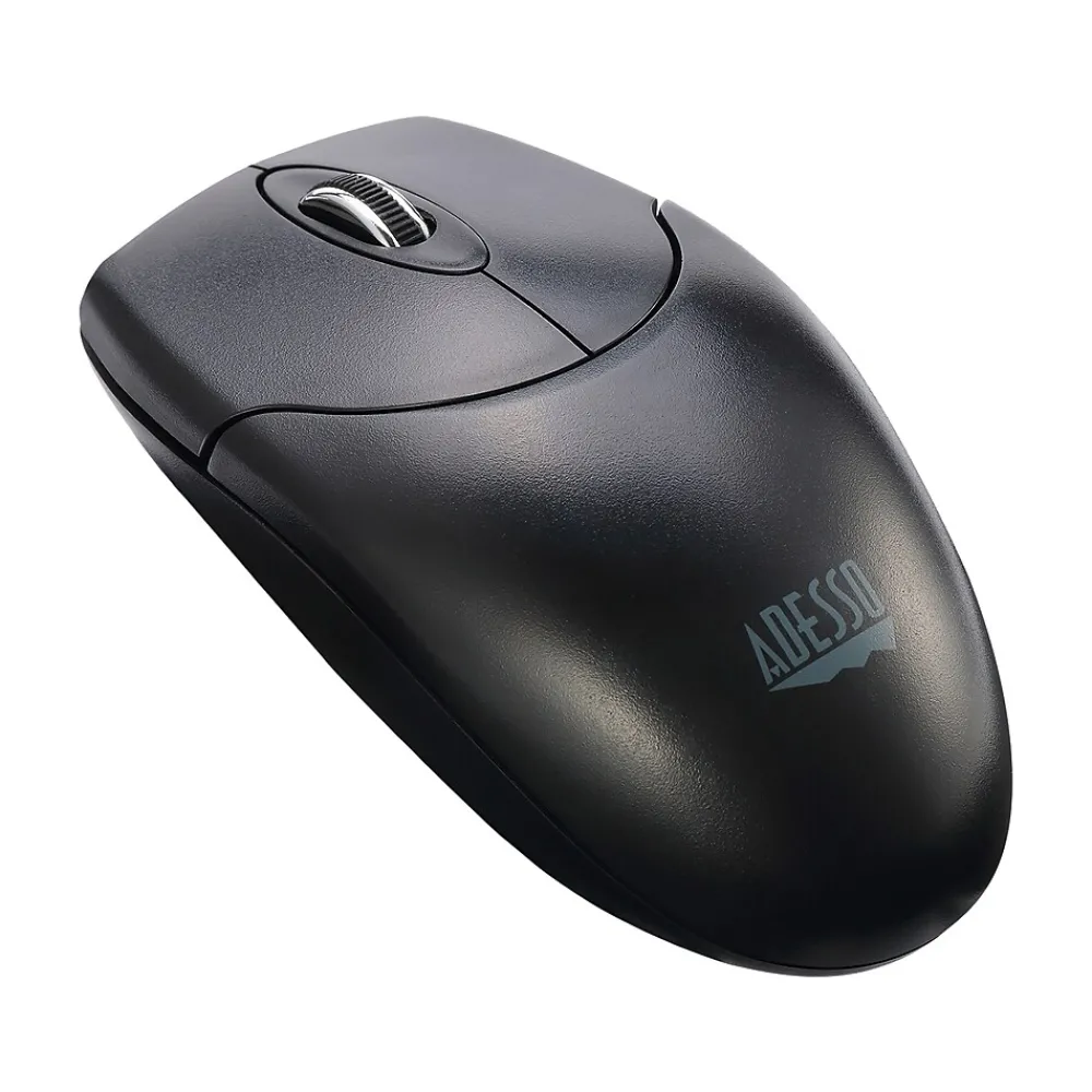Best Adesso Wireless Keyboard and Optical Mouse Combo, Black (WKB-1330CB)