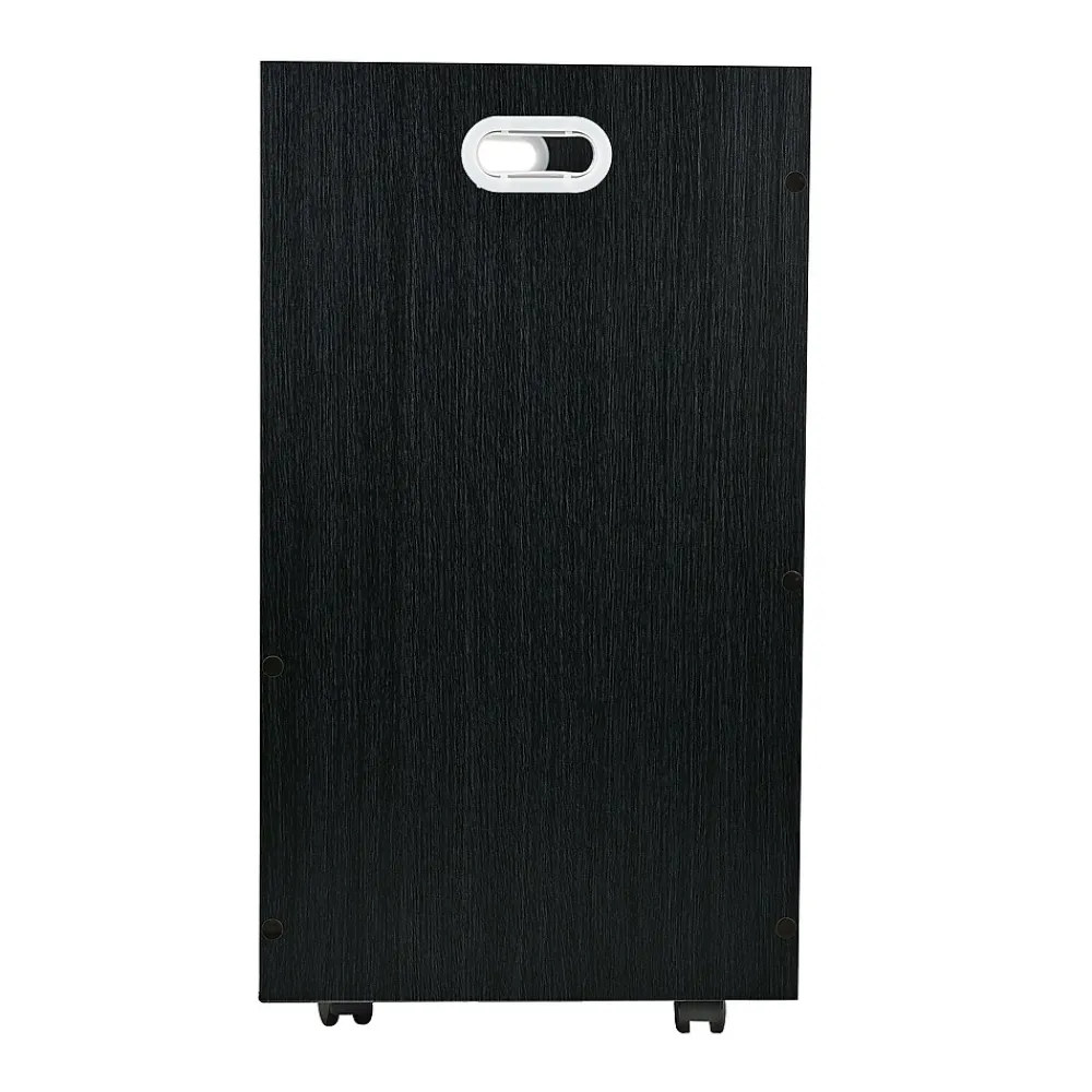 File Cabinets*AdirOffice 21-Slot Mobile Roll File Cabinet, 28.5"H x 30"W x 15.75"D, Black (625-BLK-KIT1)