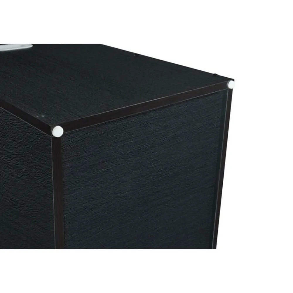 File Cabinets*AdirOffice Vertical File Cabinet, 22.24"H x 15.55"W x 15.55"D, Black (ADI627-WBLK)