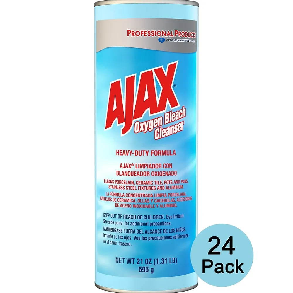 Oxygen Bleach Cleanser Heavy-Duty Formula, 21 Fl. oz., 24/Carton (214278)<Ajax
