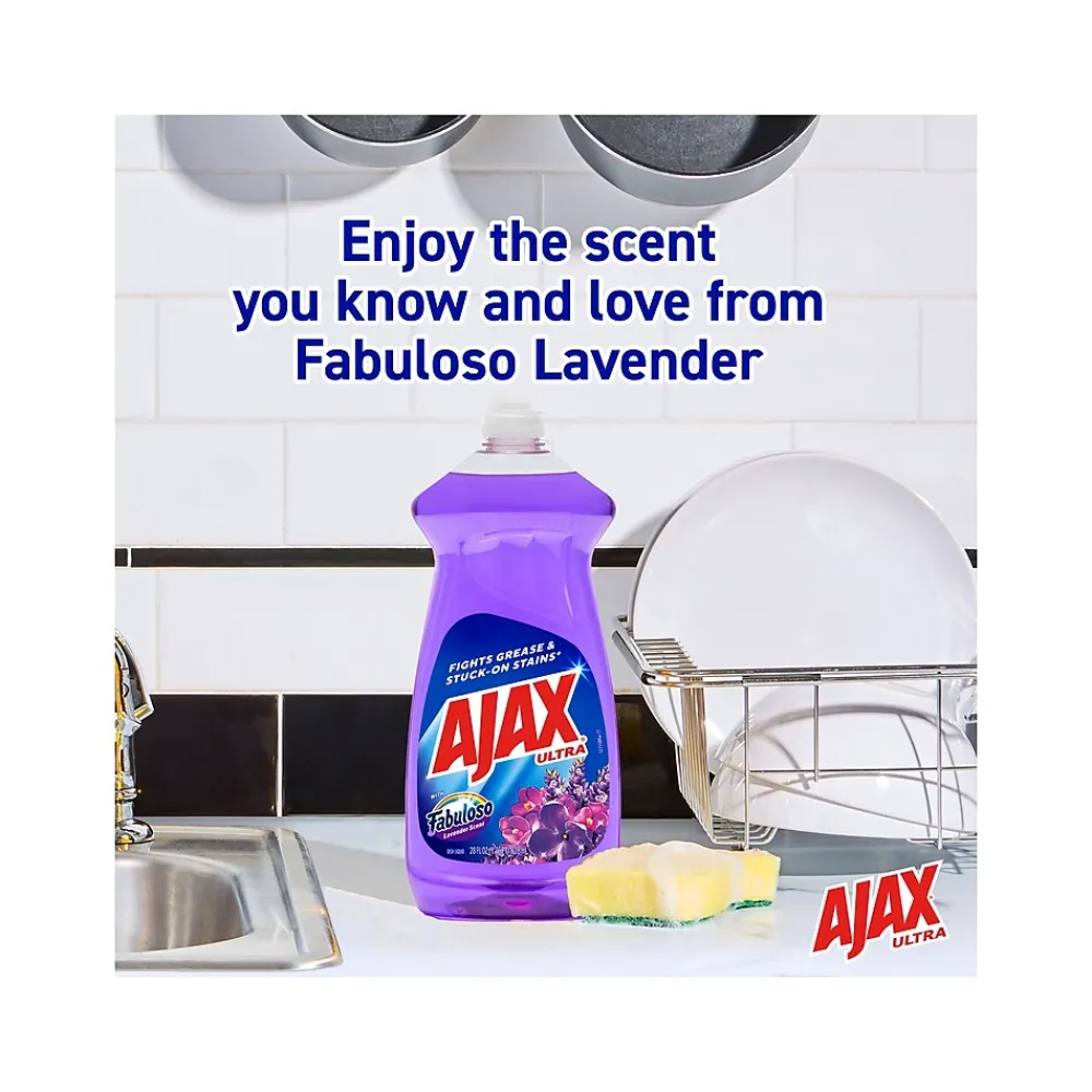 Ultra Dish Soap, Fabuloso Lavender, 28 fl. oz. (61037540)<Ajax Best
