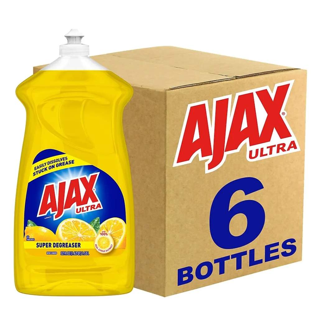 Ultra Super Degreaser Dish Soap, Lemon Scent, 52 fl. oz. (149861)<Ajax Discount