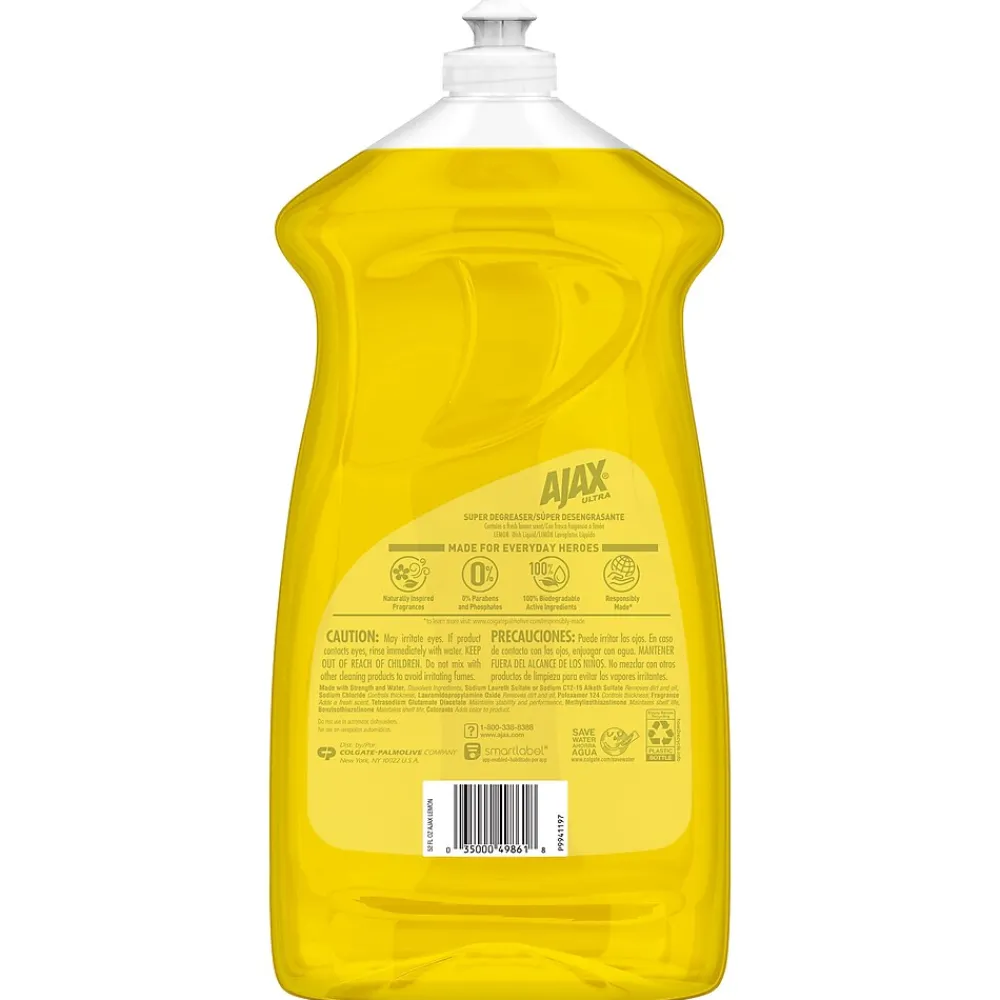 Ultra Super Degreaser Dish Soap, Lemon Scent, 52 fl. oz. (149861)<Ajax Discount